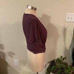 Caution To The Wind Tops - NWOT Striped Wrap Crop Top Caution To The Wind Tops - NWOT Striped Wrap Crop Top